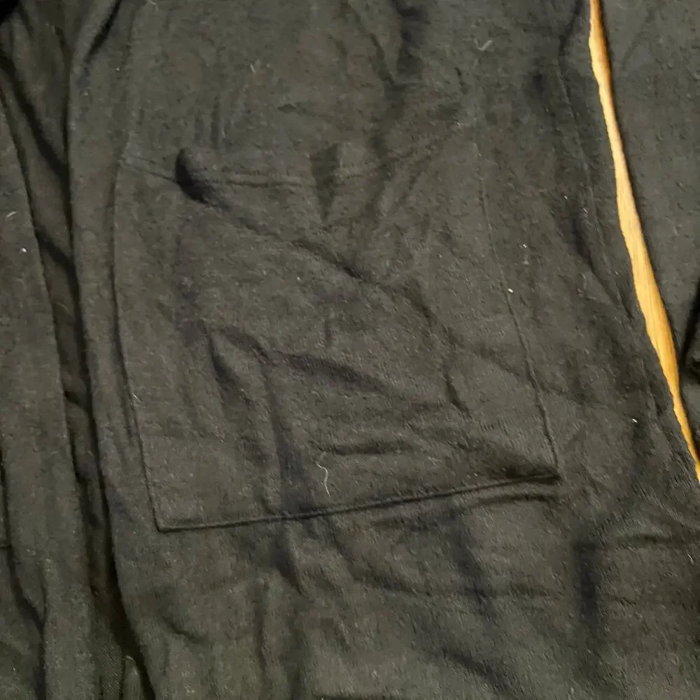 Zyia Cardigan Sweater Womens XL Black Pockets